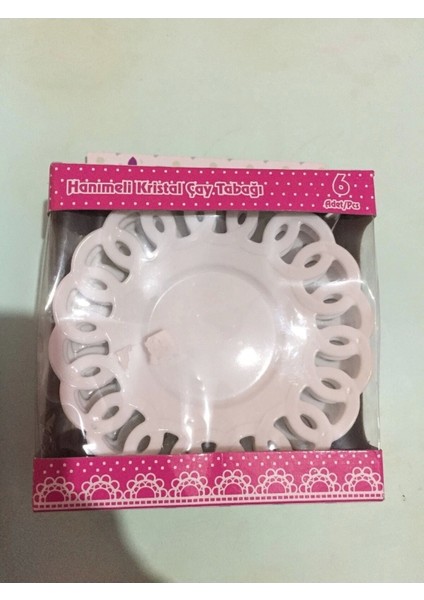Çay Tabağı Kırılmaz 6 Adet ROYALEKS-TM739