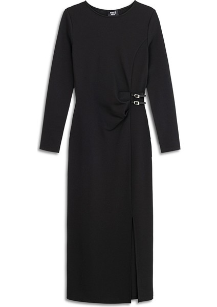 Kemer Aksesuarlı Örme Elbise IW6250002099001 indirimleri