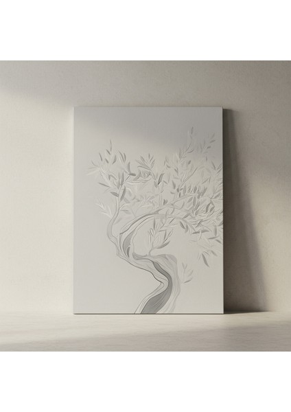 Zarif Zeytin Ağacı Soyut Sanat Tablosu fiyatları