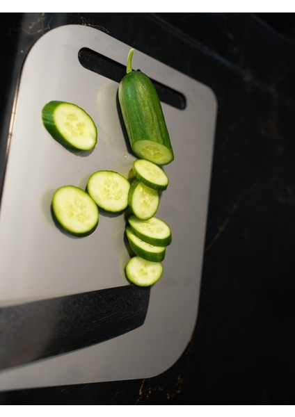 1,5 mm Kalınlık, Paslanmaz Çelik Metal, Antibakteriyel Pano, Kesme Tahtası 32,5 x 23,5 cm modelleri