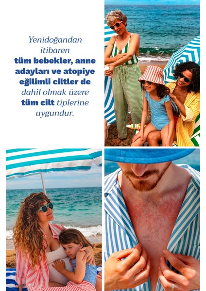 Güneş Koruyucu Stick SPF50+ 9 ml Normal Ciltler Bebek ve Aile Kullanımına Uygun Kokusuz