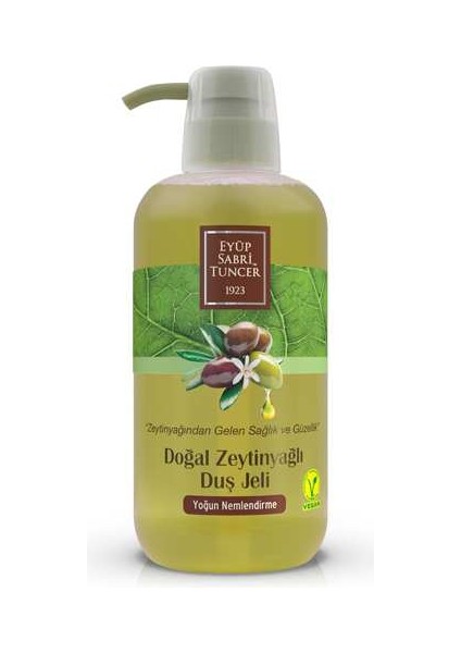 Doğal Zeytinyağlı Duş Jeli 700 ml – Yoğun Nemlendirme Sağlayan Vegan ve Glutensiz Formül
