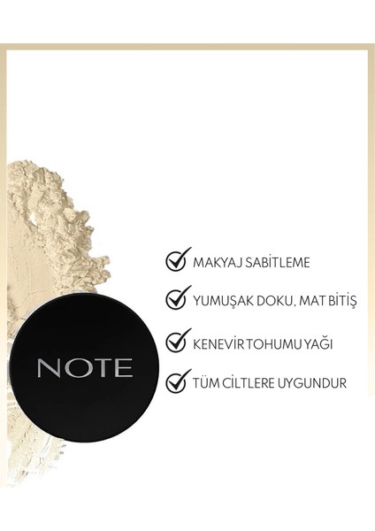 Note Cosmetics Mat Makyaj Sabitleyici Şeffaf Ultra İnce Toz Fiyatı