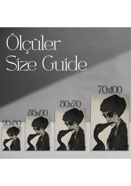 Karanlık Romantizm Soyut Tablosu modelleri