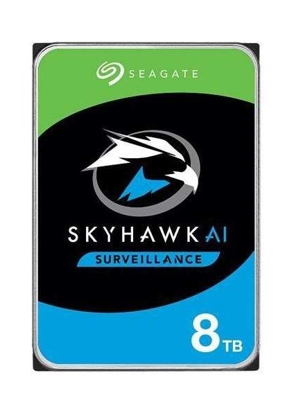 8TB ST8000VE001 Skyhawk 256MB 3.5” SATA 3 7200Rpm 7-24 (Koyuncu Distiribitör Ürünü)