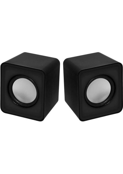 FS-334U-B Siyah 2.0 Hoparlör Sistemi (USB)