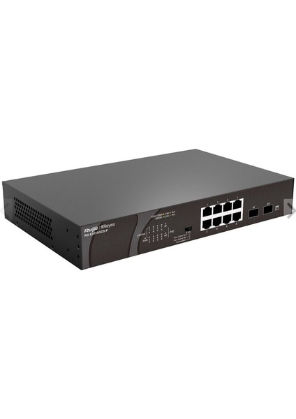 Reyee RG-ES110GDS-P 8 PORT(120W) 2 Sfp Gigabit Yönetilemez Poe Switch