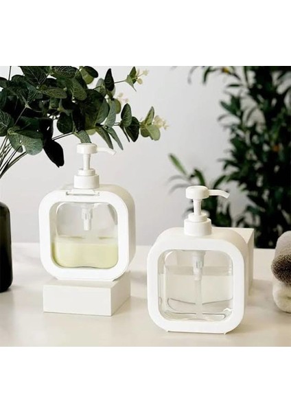 Tezgah Üstü Dikdörtgen Banyo Mutfak Sıvı Sabunluk Banyo Mutfak Bulaşık Lavabo Deterjanlık 1 Adet