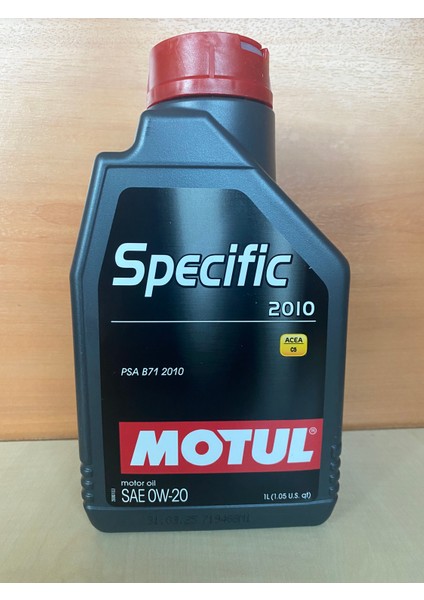 Specific 2010 Psa B71 2010 Fiat 9.55535-DM1 Sae 0W-20 1lt