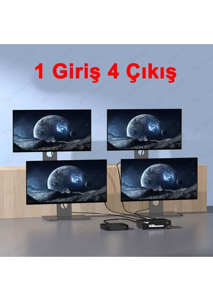 4 Port 1 Giriş 4 Çıkış Kompozit Video Ses Ayırıcı Çoklayıcı Splitter fırsatları