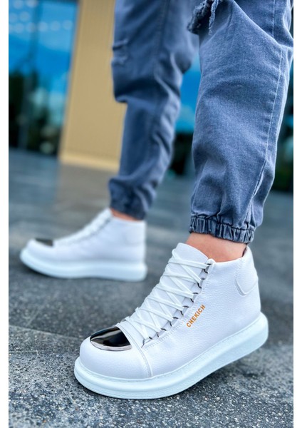 CH267 - Cbt Roma Mirror Erkek Bot Beyaz