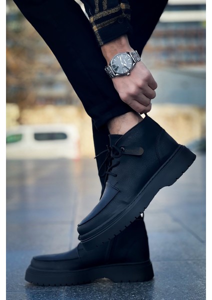 CH213 - Cst Bryggen Erkek Bot Sıyah fırsatları