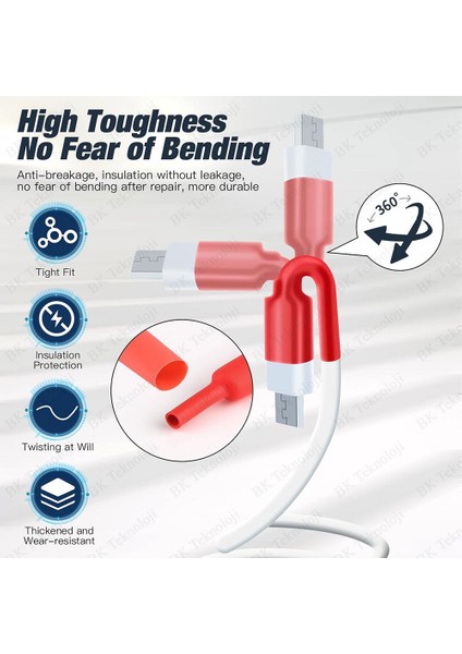 800 Adet Isıyla Daralan Makaron Seti Kablo Koruyucu Kılıf fırsatları