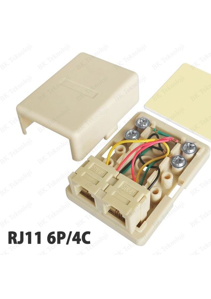 RJ11 6P4C 2 Li Telefon Dağıtım Kutusu Bağlantı Buatı fiyatları