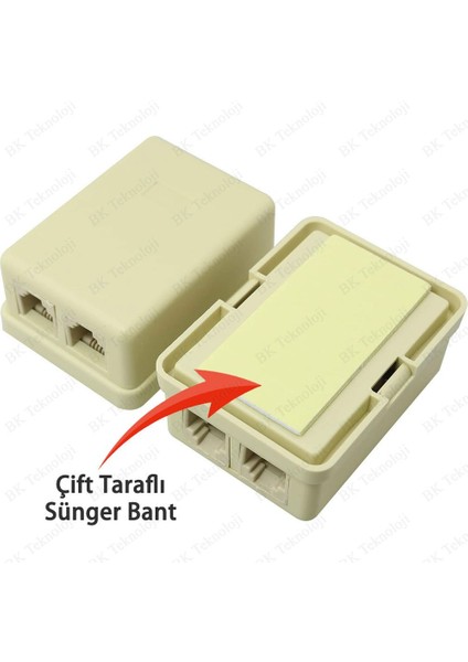 RJ11 6P4C 2 Li Telefon Dağıtım Kutusu Bağlantı Buatı modelleri