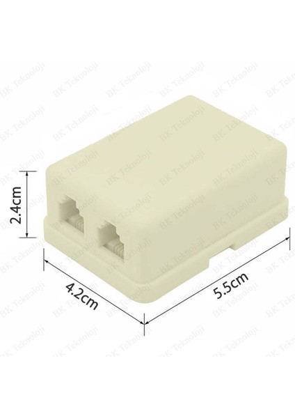 RJ11 6P4C 2 Li Telefon Dağıtım Kutusu Bağlantı Buatı indirimleri