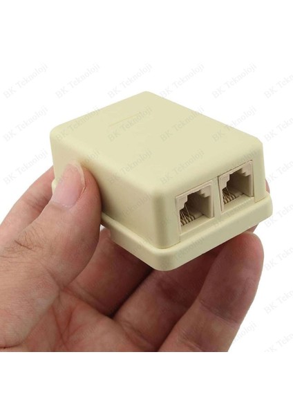 RJ11 6P4C 2 Li Telefon Dağıtım Kutusu Bağlantı Buatı