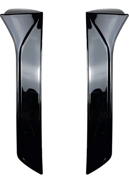 Leon Mk3 Uyumlu Arka Cam Kenar Spoiler Seti Parlak Siyah 2013-2019 (5 Ka