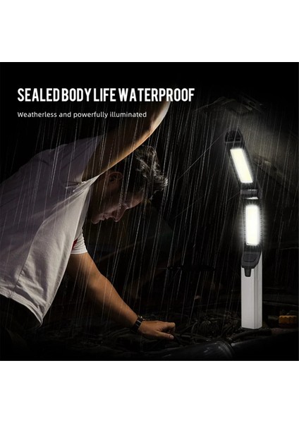 Çok Işlevli LED El Feneri USB Şarj Edilebilir Manyetik Çalışma Işıkları Taşınabilir Açık Hava Kamp Balıkçılık Feneri (Yurt Dışından) modelleri