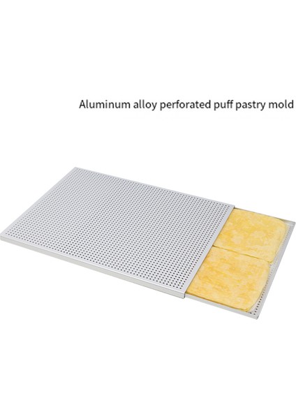 Milföy Hamuru Pişirme Tepsisi Genleşme Önleyici Delikli Pişirme Tepsisi Sert Anodize Ticari Alüminyum Alaşımlı Pişirme Tepsisi A (Yurt Dışından) modelleri