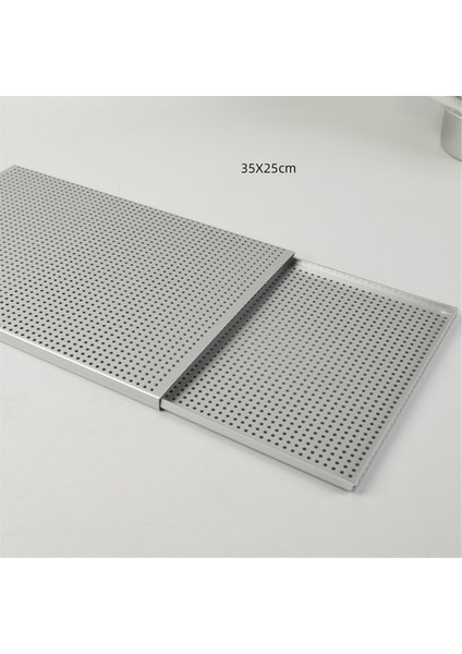 Milföy Hamuru Pişirme Tepsisi Genleşme Önleyici Delikli Pişirme Tepsisi Sert Anodize Ticari Alüminyum Alaşımlı Pişirme Tepsisi A (Yurt Dışından) indirimleri