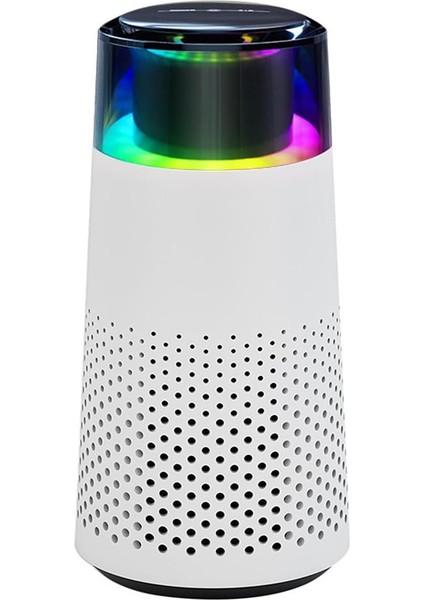 Hava Temizleyici - Hepa Filtreli Mini Hava Temizleyici Hava Temizleyiciler, Atmosfer Işığı Fonksiyonu, Araba, Ev, Ofis Beyaz (Yurt Dışından)