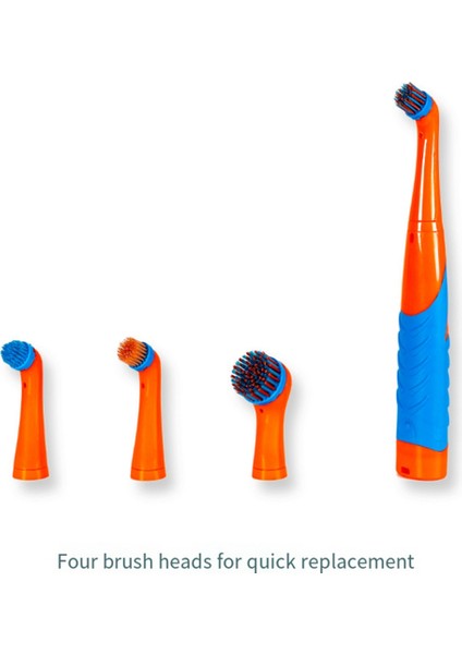 Elektrikli Temizleme Fırçası Mutfak Temizlik Malzemeleri Değiştirilebilir Fırça Ayakkabı Fırçası Banyo Temizlik Aletleri (Yurt Dışından) modelleri