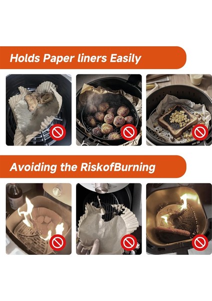 4 Set Hava Fritözü Mıknatıs Silikon Toka Hava Fritözü Parşömen Kağıdı Kilidi Tek Kullanımlık Astarları Tutmak Için (Yurt Dışından) fiyatları