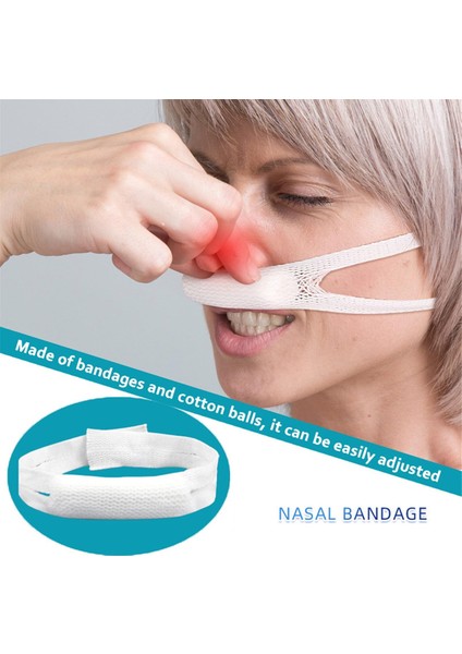 Elastik Burun Bandajı, Harici Burun Bandajı Burun Ameliyatı Sonrası Kullanım Için Elastik Bandaj Pansuman Askısı (10 Adet) (Yurt Dışından) fırsatları