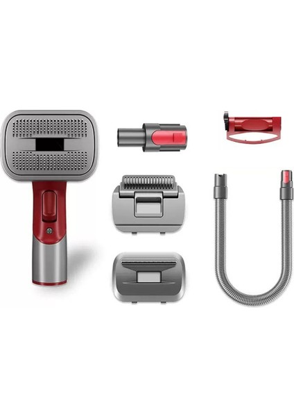Dyson V7 V8 V10 V11 V12 V15 Için Vakumlu Evcil Hayvan Bakım Seti Köpekler ve Kediler Için Tüy Dökme ve Düğüm Giderme Fırçası Aparatı (Yurt Dışından)