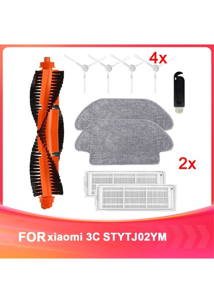 Xiaomi 3c Aksesuarları Için STYTJ02YM Filtre Ana Yan Fırça (Yurt Dışından)