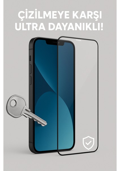 Nano Teknoloji 9h Tam Temperli Kırılmaz Ekran Koruyucu Cam Darbe Önleyici (Yüksek Çözünürlük-Dayanıklı) –iphone 11-XR-13-14-14PRO-14PROMAX-15-15PRO-15PROMAX-16-16PRO-16PROMAX-16E Uyumlu (Sorvia)