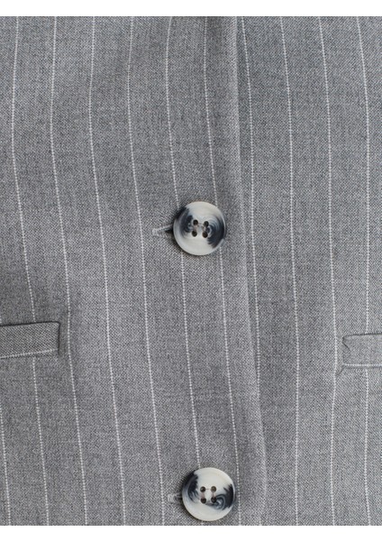 60596 Arkası Dekolteli Yelek-Gri fırsatları