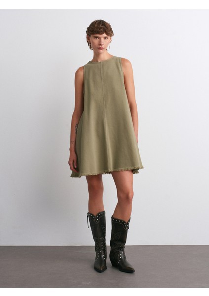 91511 Kolsuz Mini Elbise-Çağla indirimleri