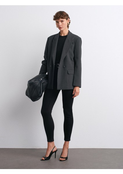 60767 Blazer Ceket-Antrasit modelleri