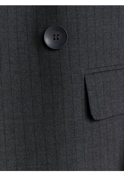 60767 Blazer Ceket-Antrasit fırsatları