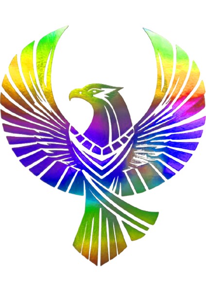 Kartal Hologram Sticker – Işık Vurunca Renk Değiştirir – Modifiye Dekarasyon Sticker Araç,kask, Cam Uyumlu,düz ve Prüzsüz Yüzeyler fiyatları