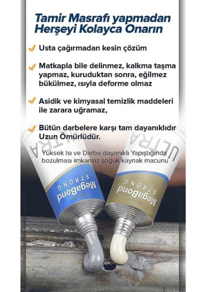 Kaynak Yapılmış Gibi Birleştiren Yapıştırıcı ( Tekli)