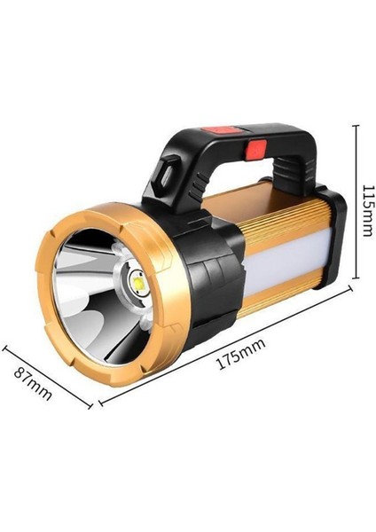 6 Mod Şarjlı El Feneri Projektör Tipi fiyatları