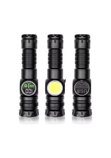 9 Mod Şarjlı Kamp Lambası El Feneri