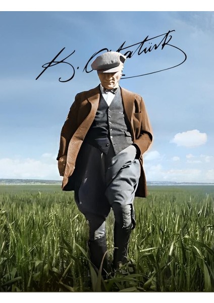 Atatürk Portre Xı Ev Duvar Salon Güzellik Salonu Ofis Dükkan Dekarasyon Kanvas Tablo fiyatları