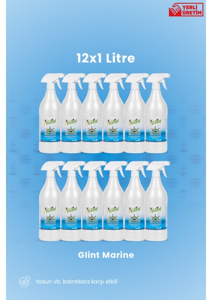 Marine 12 x 1 Lt. Deniz Araçları Temizleyici