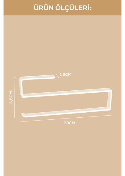 2'li Metal Kağıt Havlu Askısı – Dolap Içine Asılabilir Tasarım modelleri