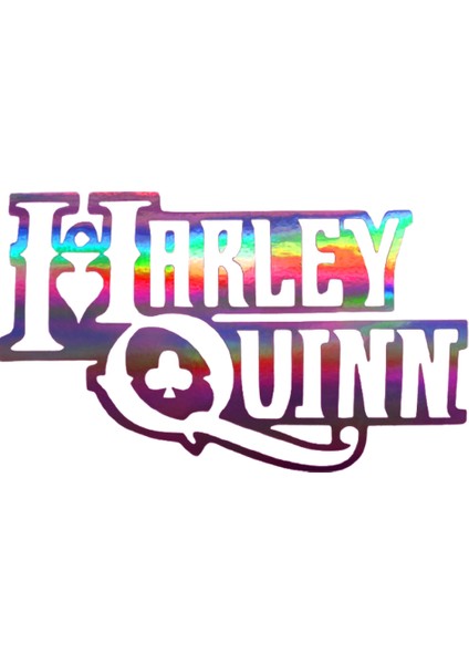 Harley Quinn Hologram Sticker – Işık Vurunca Renk Değiştirir – Modifiye Dekarasyon Sticker Araç,kask, Cam Uyumlu,düz ve Prüzsüz Yüzeyler fiyatları