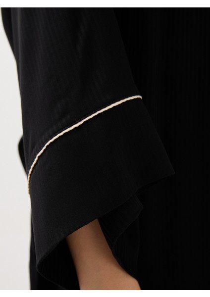 Kadın Sabahlık 51908 - Siyah indirimleri