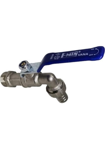 Küresel Bahçe Sulama Musluğu 1/2" Prinç