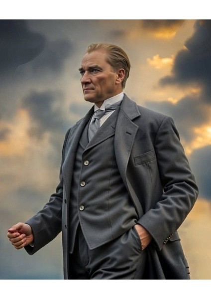 Atatürk Portre Xıı Ev Duvar Salon Güzellik Salonu Ofis Dükkan Dekarasyon Kanvas Tablo fiyatları