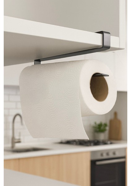 Metal Kağıt Havlu Askısı – Dolap Içine Asılabilir Tasarım