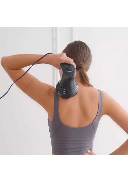 ERG-724 G5 Tip Slimmer Elektrikli Vücut Masaj Aleti 3 Başlık Derin Doku İnfrared Isı Terapili