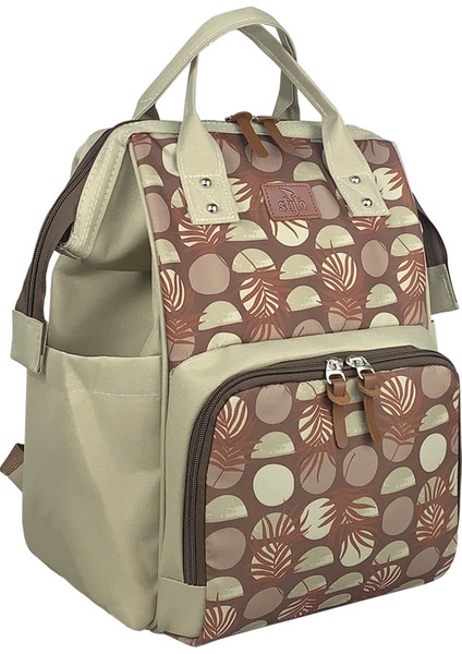 Paris Anneye Özel Suya Dayanıklı Bebek Bakım Sırt Çantası - 42x28x16 cm, %100 Polyester, Termal Bölmeli